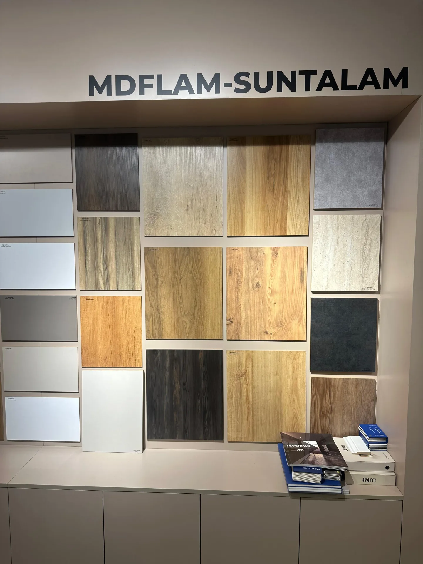GLDDOOR Showroom & Ofis — Ahşap & Taş Doku Numuneleri