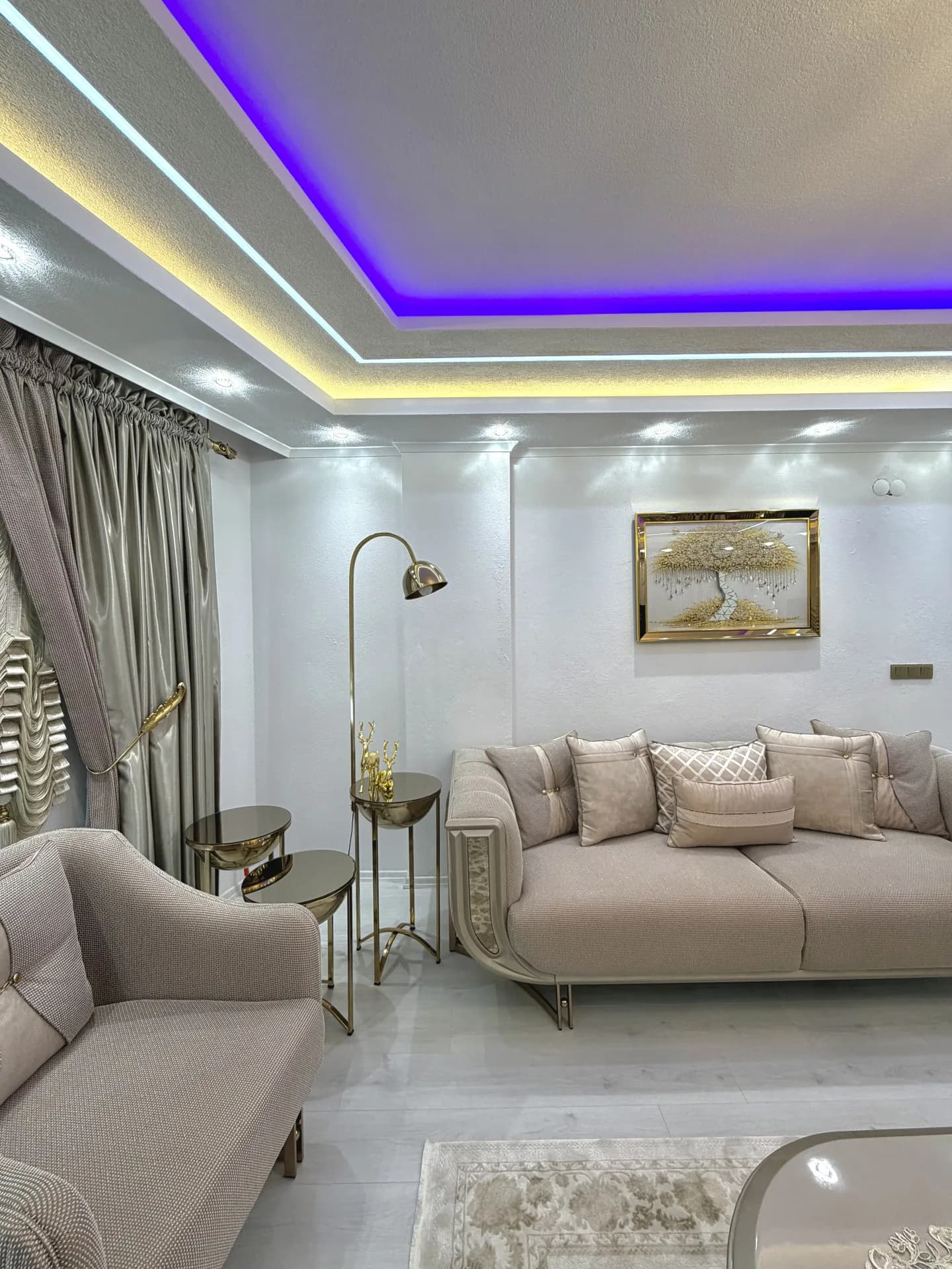 İ-S Evi — Salon Köşe Perspektifi